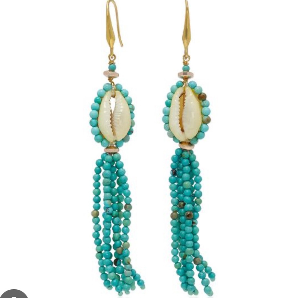 Isabel Marant earrings and choker necklace